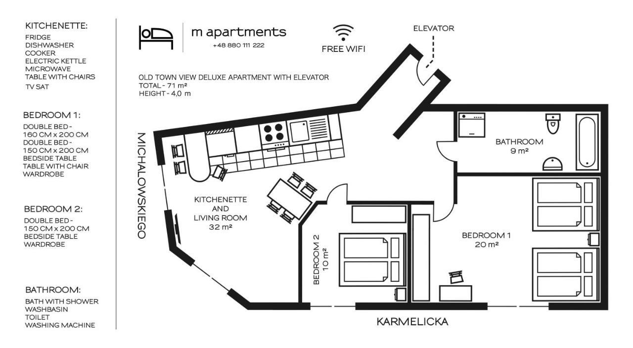 M Apartments 크라쿠프 외부 사진